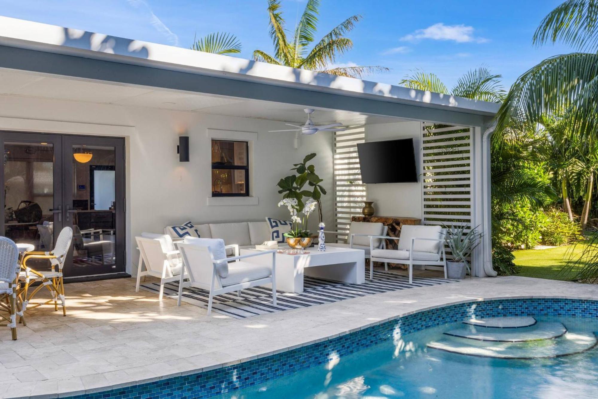 New! Luxurious Villa With Pool In 西棕榈滩 外观 照片